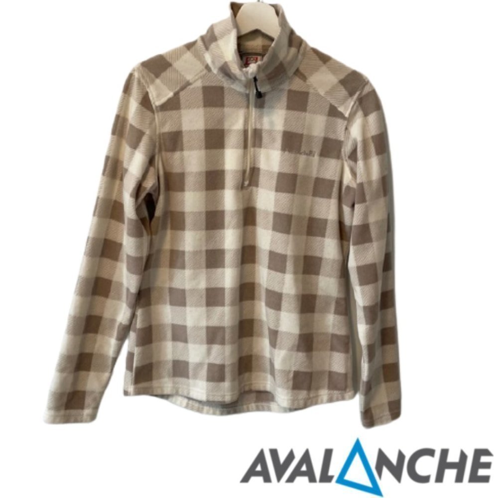 Avalanche Plaid 1/4 Zip Fleece